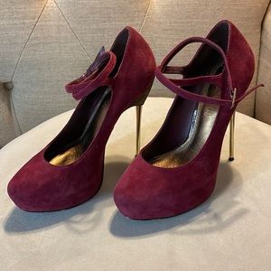 Aldo burgundy heels